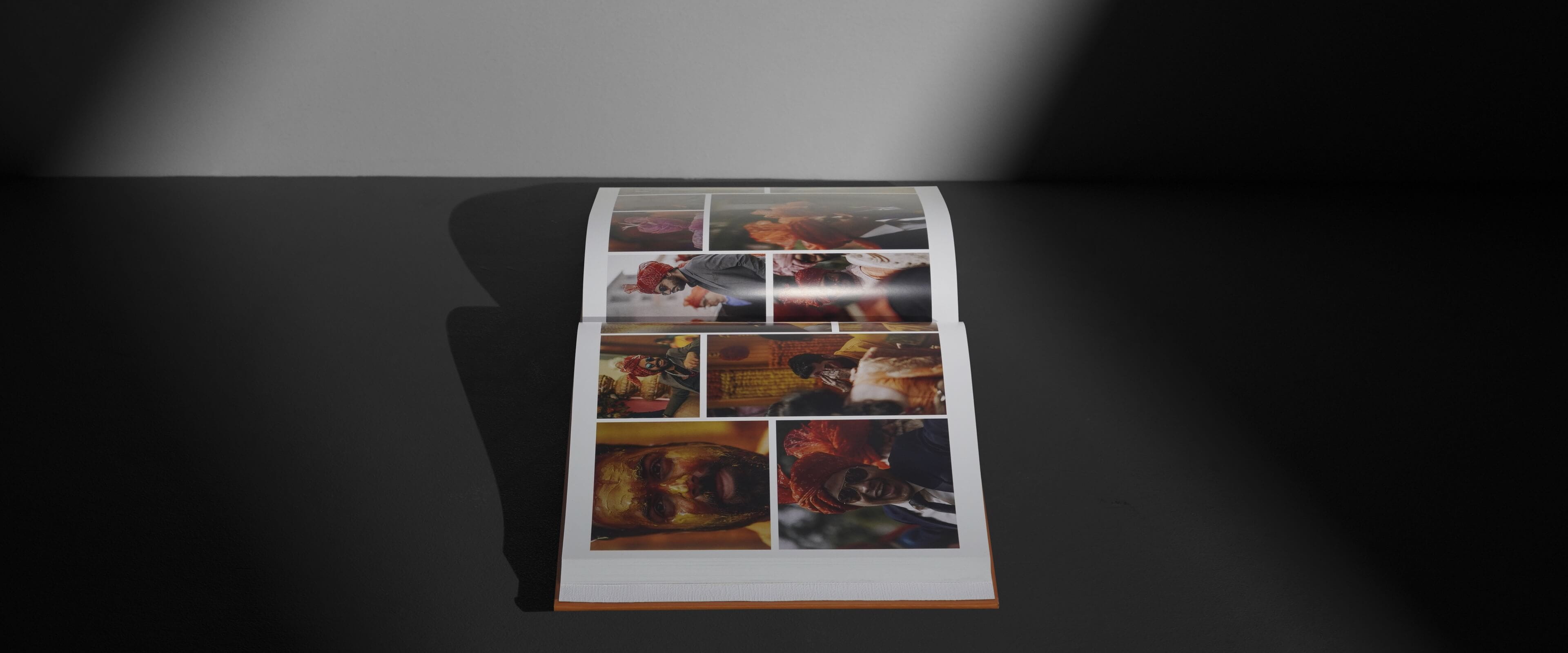 press printing photo book with photos of sikh wedding